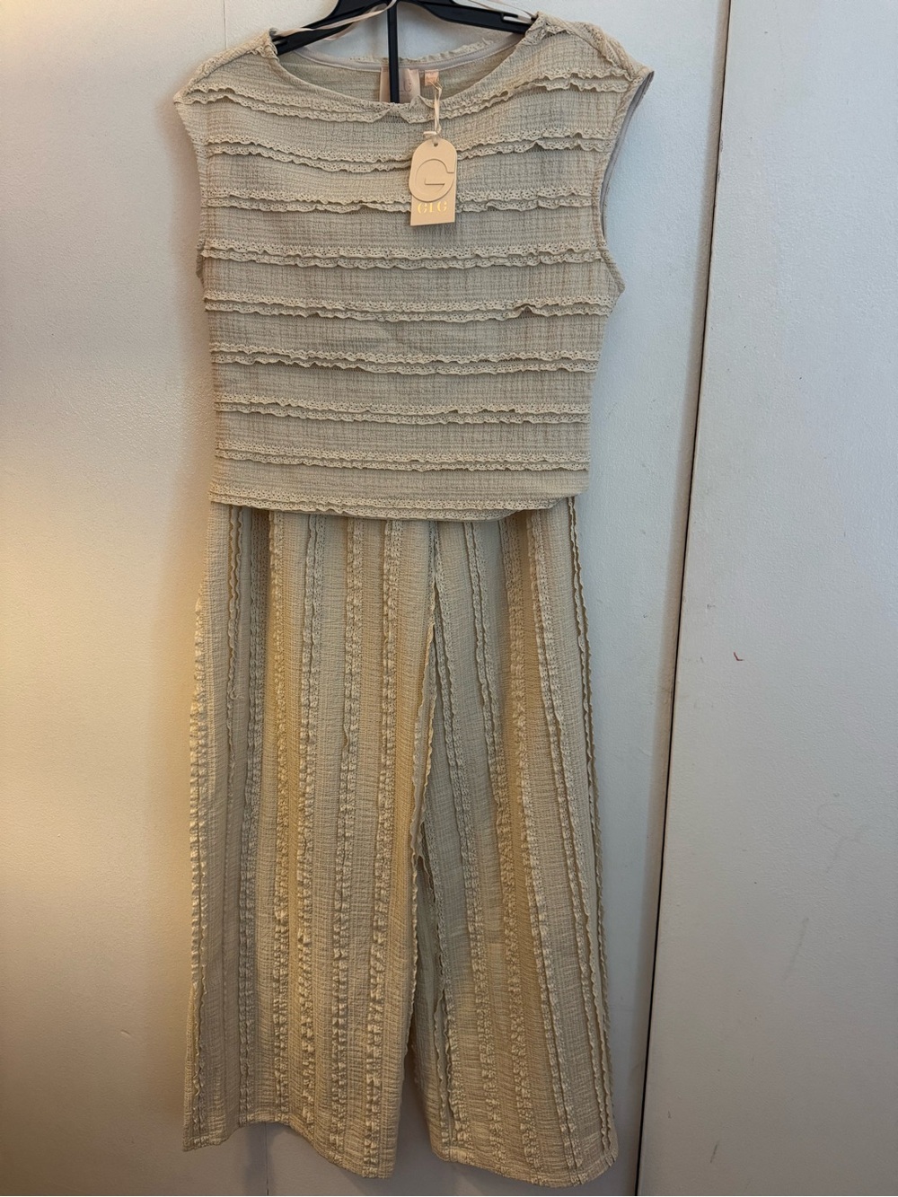 GLG Stretch Knit Pants Set NWT Medium